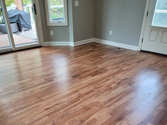 Hickory Hardwood Floor Refinishing in Brighton